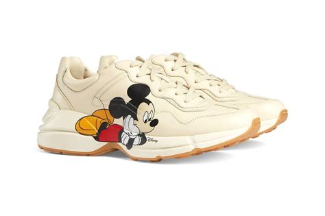 gucci shoes mickey|gucci mickey mouse collection.